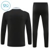 Lasten Manchester United Training Huppari 2024-25 Musta 1/4-Zip